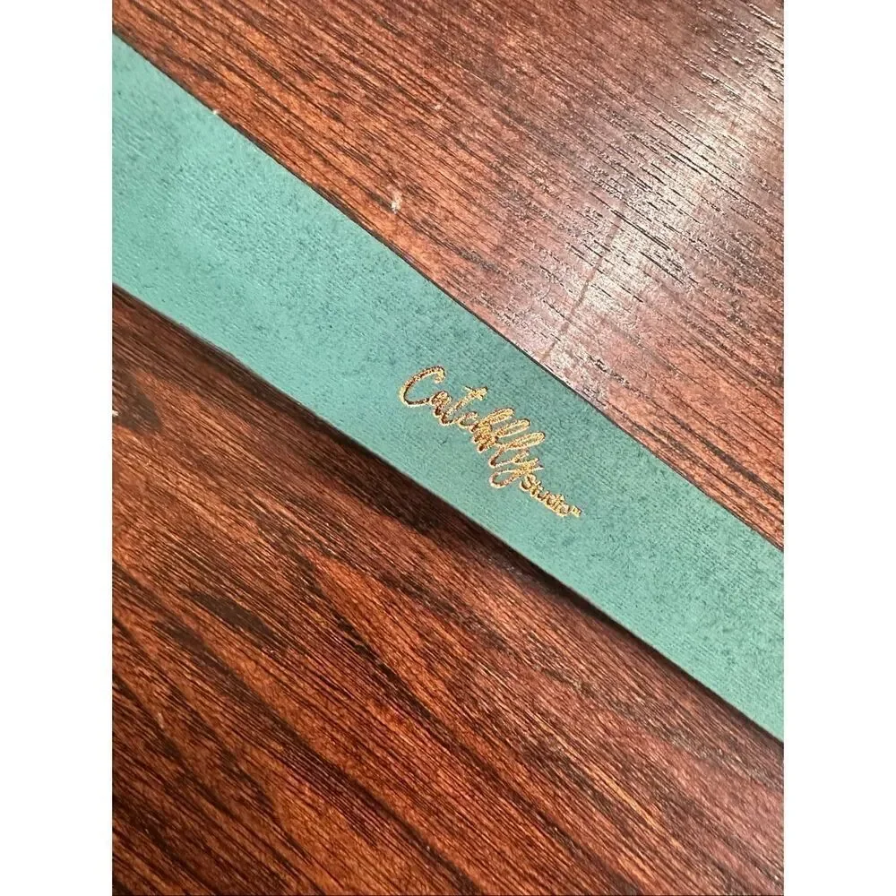 CatchFly Girls Teal and Brown Western Belt Size XL New